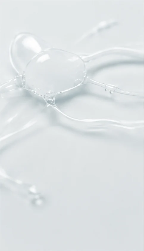 Clear gel and water