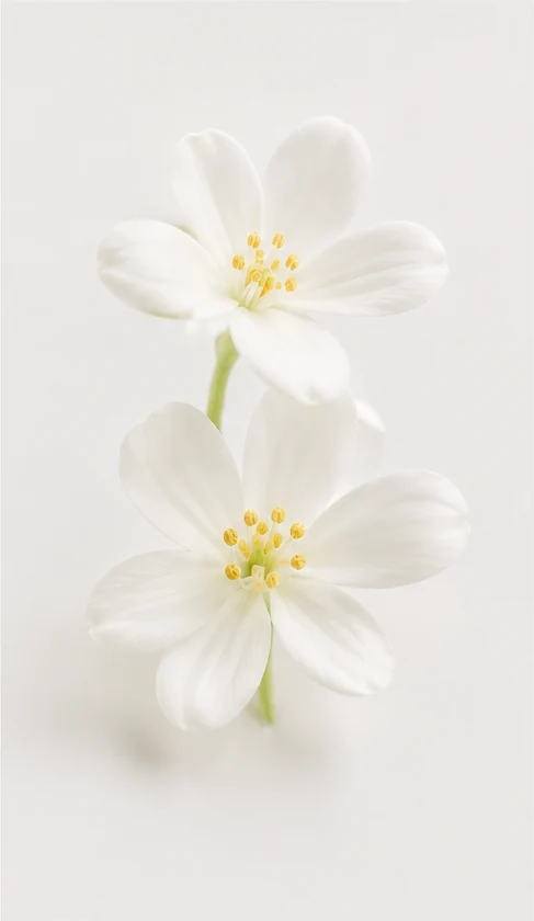 White jasmine flowers